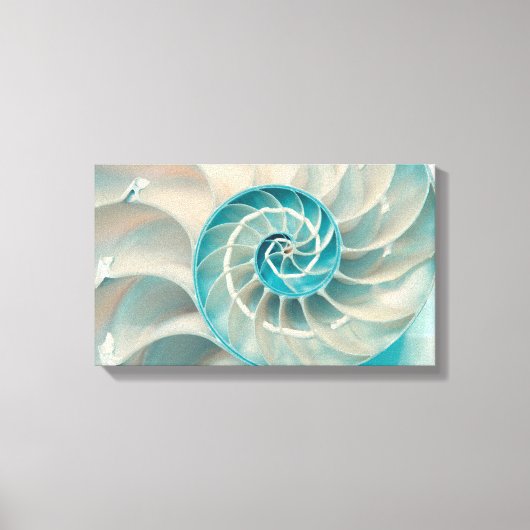 Canvas Print-Fibonacci-reeks in Natuur Zee Life Afdruk (Voorkant)