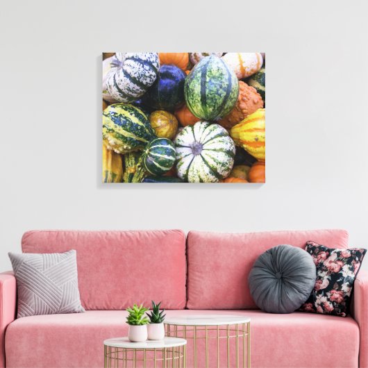 Canvas Print Gourds (Insitu (Woonkamer))