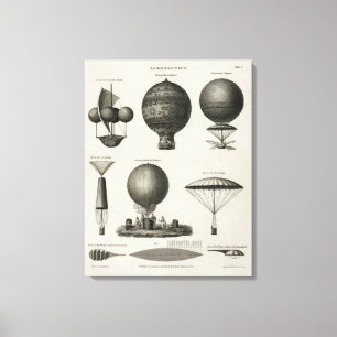  Canvas Print Hot Air ballonluchtvaart