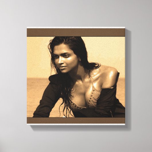 CANVAS PRINT Indiase Bollywood Film Schoonheid (Voorkant)