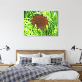 Canvas Print - Iron Sunflower in Grass (Insitu (Slaapkamer))