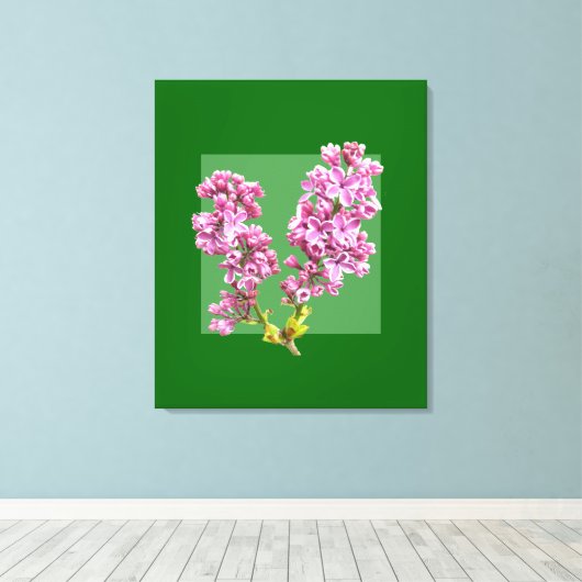 Canvas Print - Lilacs (Insitu (Houten vloer))
