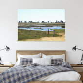 Canvas Print - Marshland Water (Insitu (Slaapkamer))