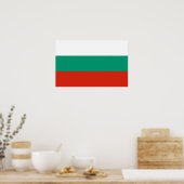 Canvas Print met vlag van Bulgarije (Keuken)
