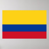 Canvas print met vlag van Colombia (Voorkant)