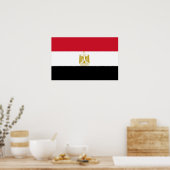 Canvas print met vlag van Egypte (Keuken)