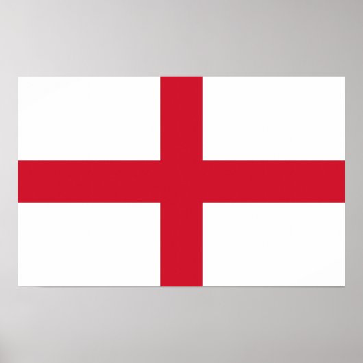 Canvas Print met vlag van Engeland (Voorkant)