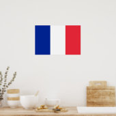 Canvas Print met vlag van Frankrijk (Keuken)