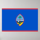 Canvas Print met vlag van Guam, VS (Voorkant)