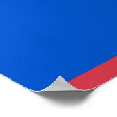 Canvas Print met vlag van Guam, VS (Hoek)