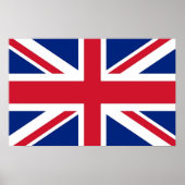 Canvas Print met vlag van het Verenigd Koninkrijk (Voorkant)