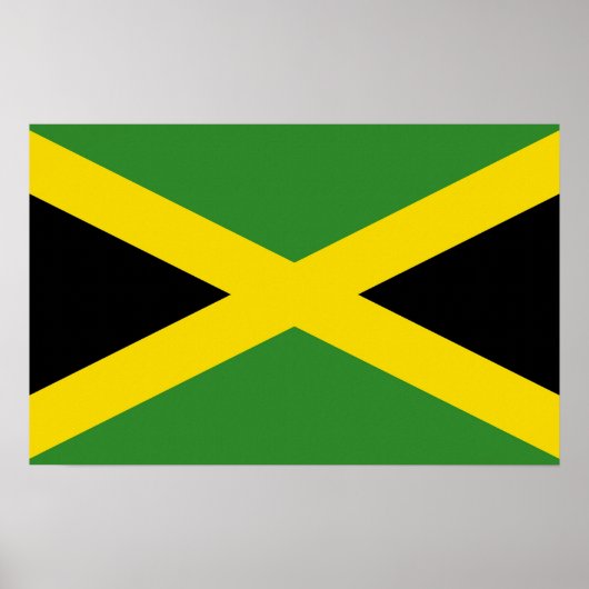 Canvas print met vlag van Jamaica (Voorkant)