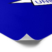 Canvas Print met vlag van Louisiana, VS (Hoek)