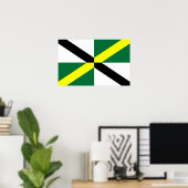 Canvas Print met vlag van Monterey, VS (Thuiskantoor)