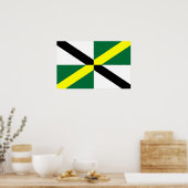 Canvas Print met vlag van Monterey, VS (Keuken)