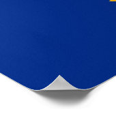 Canvas Print met vlag van New Hampshire, VS (Hoek)
