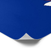 Canvas Print met vlag van New York, VS (Hoek)