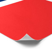 Canvas Print met vlag van Noorwegen (Hoek)