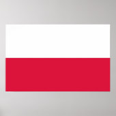 Canvas Print met vlag van Polen (Voorkant)