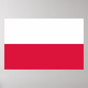 Canvas Print met vlag van Polen
