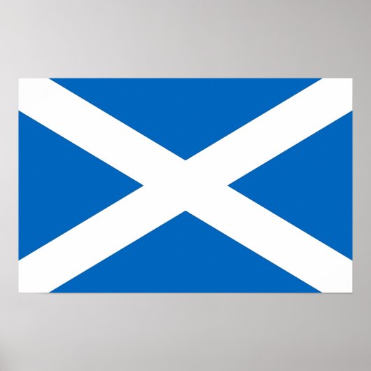 Canvas Print met vlag van Schotland (Voorkant)