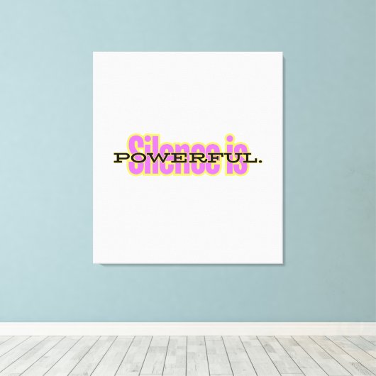 Canvas Print – Minimalist Motivational Wall Art (Insitu (Houten vloer))