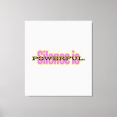 Canvas Print – Minimalist Motivational Wall Art (Voorkant)
