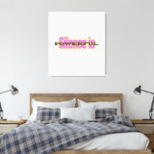 Canvas Print – Minimalist Motivational Wall Art (Insitu (Slaapkamer))