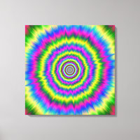 Canvas Print Neon Explosion