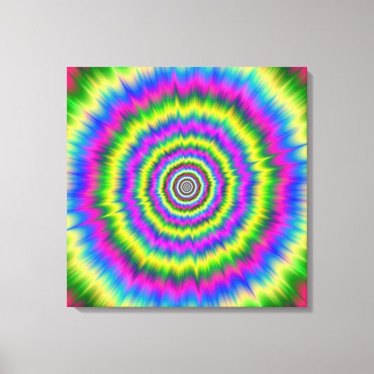 Canvas Print Neon Explosion (Voorkant)