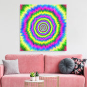 Canvas Print Neon Explosion (Insitu (Woonkamer))