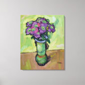 Canvas Print 'Paarse Chrysanthemums' (Voorkant)