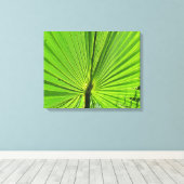 Canvas Print - Palm Frond (Insitu (Houten vloer))