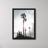 Canvas Print - Palm Tree Silhouette (Voorkant)
