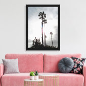 Canvas Print - Palm Tree Silhouette (Insitu (Woonkamer))