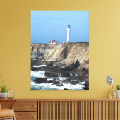 Canvas Print - Point Arena Lighthouse (Insitu (Woonkamer))