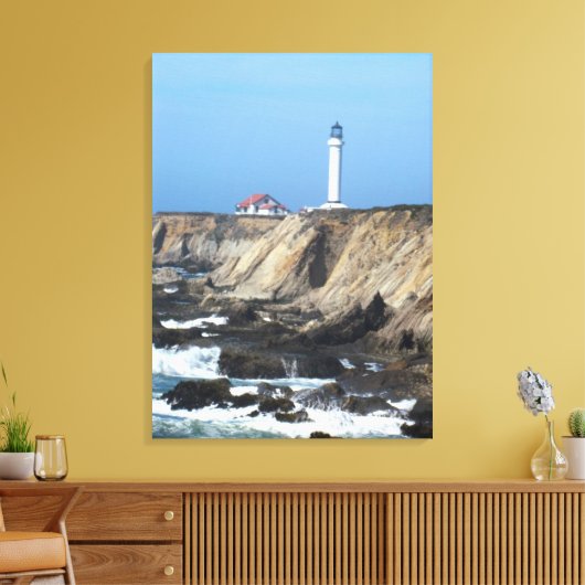 Canvas Print - Point Arena Lighthouse (Insitu (Woonkamer))