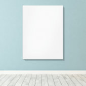 Canvas Print Portret uploadt uw ontwerp (Insitu (Houten vloer))