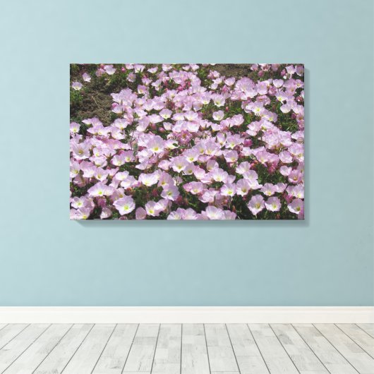 Canvas Print - Primrose Blossom (Insitu (Houten vloer))