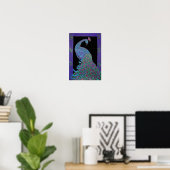 Canvas Print - Proud Peacock (Thuiskantoor)