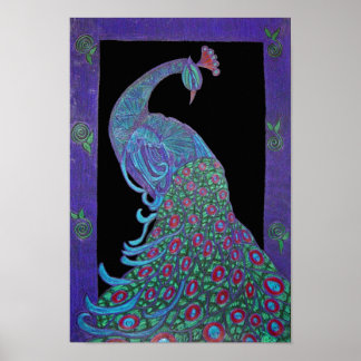 Canvas Print - Proud Peacock