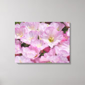 Canvas Print - Roze bloemen (Voorkant)