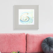 canvas print "Seashell Pearl" (Insitu (Woonkamer))