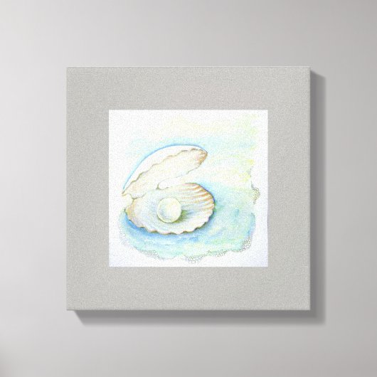canvas print "Seashell Pearl" (Voorkant)