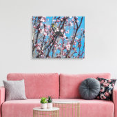 Canvas Print - Springtime Sparrow (Insitu (Woonkamer))