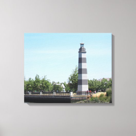 Canvas Print - Suisun Harbor Lighthouse (hrz) (Voorkant)