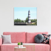 Canvas Print - Suisun Harbor Lighthouse (hrz) (Insitu (Woonkamer))