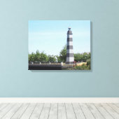 Canvas Print - Suisun Harbor Lighthouse (hrz) (Insitu (Houten vloer))
