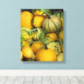 Canvas Print - Summer squash 1 (Insitu (Houten vloer))