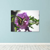 Canvas Print - Swallowtail Butterfly (Insitu (Houten vloer))